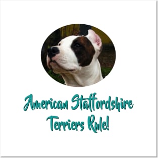 American Staffordshire Terriers Rule! Posters and Art